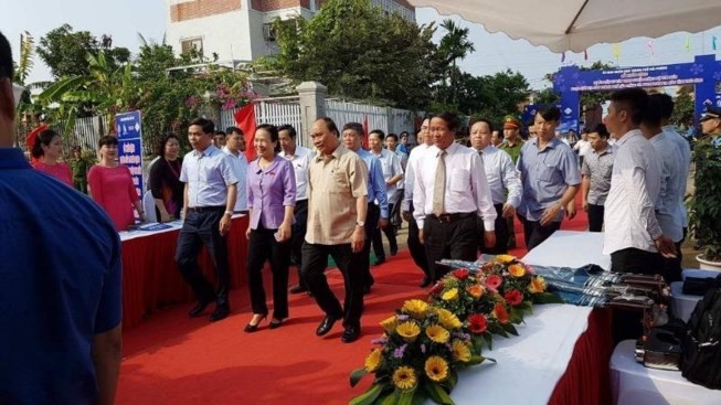 Nguyen Xuan Phuc à Haiphong - ảnh 1