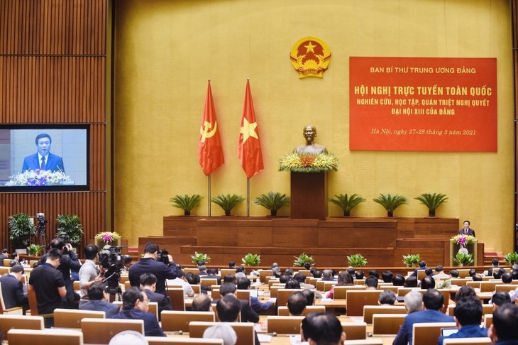 Clôture de la visioconférence nationale sur la résolution du 13e Congrès national du PCV - ảnh 1