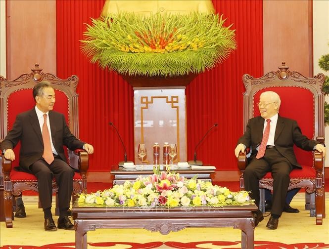 Nguyên Phu Trong reçoit Wang Yi - ảnh 1