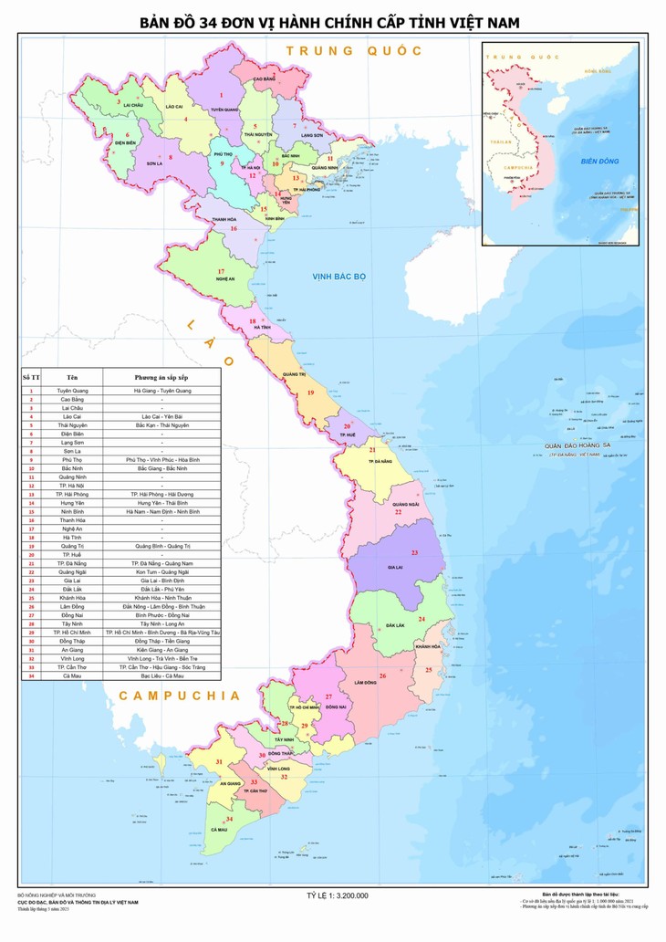 Après la fusion, quelles sont les localités ayant la plus grande superficie et la population la plus nombreuse au Vietnam? - ảnh 1