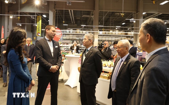 «Journée des produits vietnamiens»: les produits agricoles vietnamiens à la rencontre des consommateurs allemands - ảnh 1