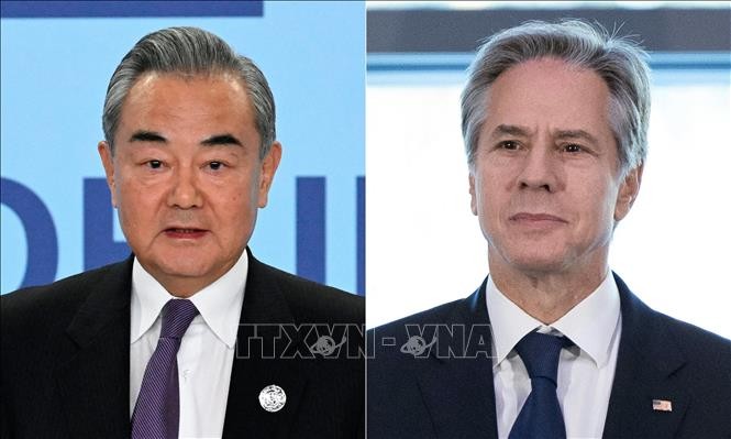 China, US reach five-point consensus following Wang-Blinken meeting - ảnh 1