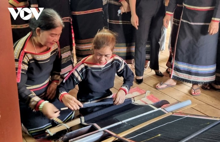 Spring arrives with hopes for Ede brocade weaving - ảnh 1