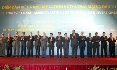 Forum Vietnam-Amerika Latin: Mitra perdagangan dan investasi demi perkembangan. - ảnh 1