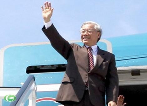 Aktivitas Sekjen Komite Sentral Partai Komunis Vietnam, Nguyen Phu Trong di Republik Singapura. - ảnh 1