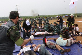 Latihan darurat tingkat nasional tentang penerbangan sipil - ảnh 1