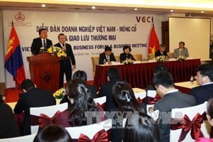 Pembukaan Forum Badan Usaha Vietnam-Mongolia - ảnh 1