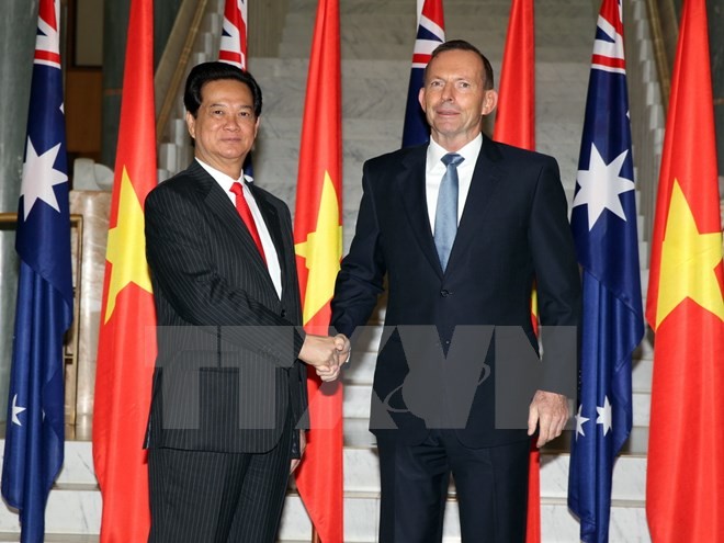 Media komunikasi Australia serempak meliput berita tentang kunjungan PM Nguyen Tan Dung - ảnh 1