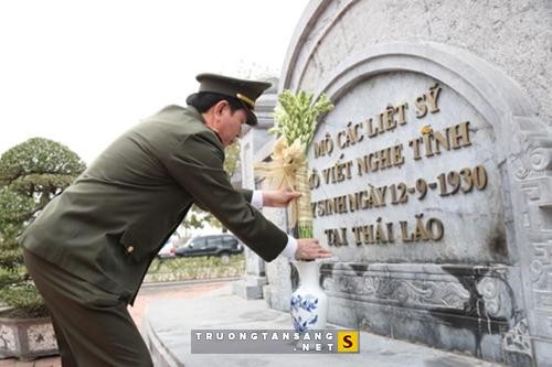 Jenderal Tran Dai Quang melakukan kunjungan kerja di provinsi Nghe An - ảnh 1