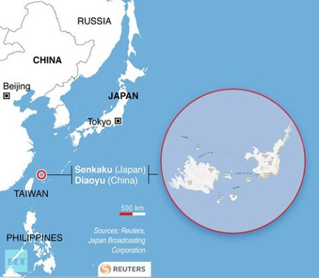 Jepang menemukan 4 kapal polisi laut Tiongkok yang memasuki wilayah lautnya - ảnh 1