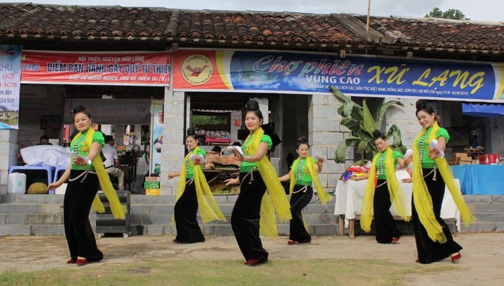 Mengkonservasikan dan mengembangkan kebudayaan di daerah pemukiman warga etnis minoritas - ảnh 1