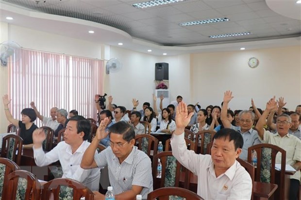 Mengembangkan Demokrasi di Konferensi Mengambil Pendapat Pemilih terhadap Calon MN  - ảnh 1