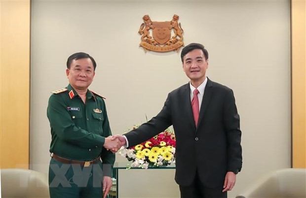 Viet Nam dan Singapura Perkuat Kerja Sama Pertahanan - ảnh 1