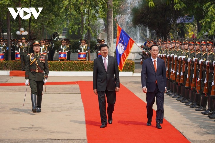 Memperkokoh dan Memupuk Hubungan Persahabatan Agung, Solidaritas Istimewa dan Kerja Sama Komprehensif Vietnam – Laos - ảnh 1