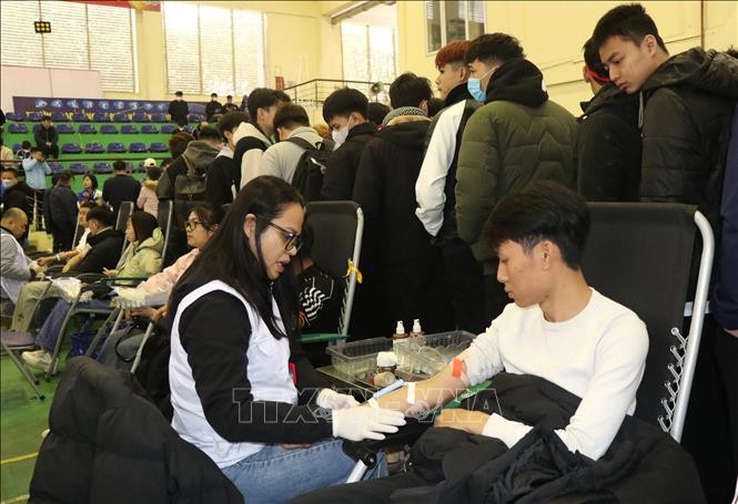 Program “Hari Minggu Merah” di Provinsi Bac Ninh Terima Sekitar 600 Unit Darah - ảnh 1