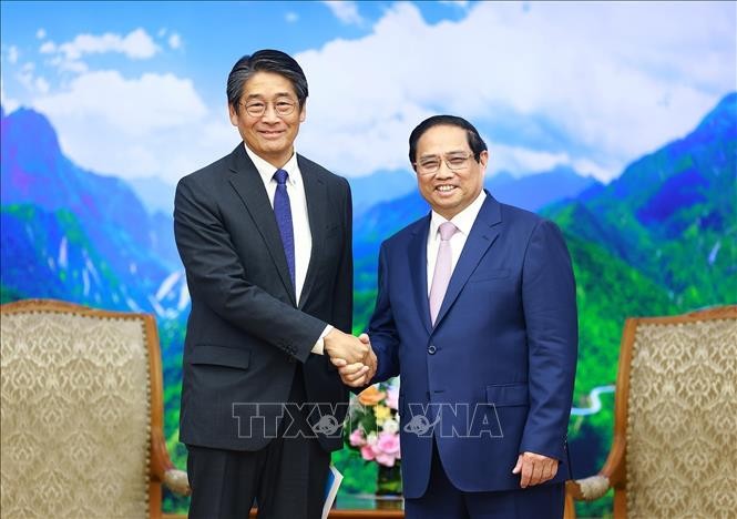 PM Vietnam, Pham Minh Chinh Menerima Dubes Jepang - ảnh 1