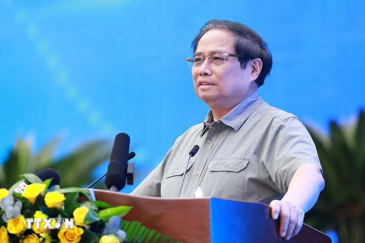 PM Pham Minh Chinh Hadiri Konferensi Pengumuman Perancangan Kota Ho Chi Minh Periode 2021-2030, Visi Tahun 2050 - ảnh 1