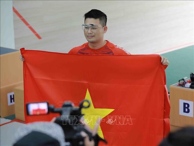 Vietnam Raih Medali Emas ke-2 di Piala Menembak Asia 2025 - ảnh 1