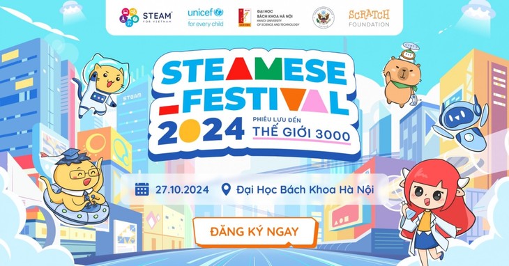 STEAMese Festival 2024 ສ້າງ​ແຫຼ່ງ​ບັນ​ດານ​ໃຈ​ໃນ​ການ​ປະ​ດິດ​ຄິດ​ສ້າງ​ແລະ ທັກ​ສະ​ໃນ​ການ​ແກ້​ໄຂ​ບັນ​ຫາ​ໃຫ້​ແກ່​ໄວ​ໜຸ່ມ - ảnh 1