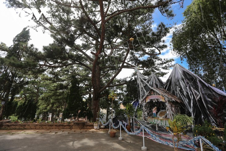 Descubrir la hermosa iglesia rosada en Da Lat - ảnh 9