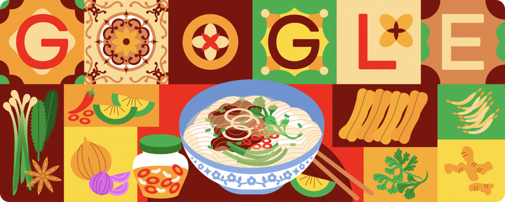 “Pho” vietnamita protagonista de Google Doodle - ảnh 1