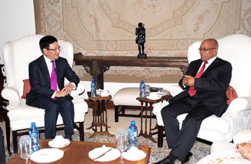 ミン外相、南アフリカを公式訪問 - ảnh 1