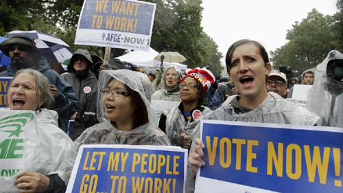 米の債務上限 引き続き協議へ - ảnh 1