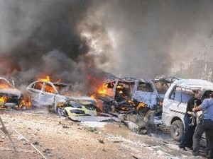 シリアで爆弾テロ 少なくとも４０人死亡 - ảnh 1