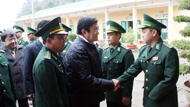 サン国家主席、ハーザン省を訪問 - ảnh 1