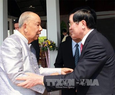 ベトナム指導部、ラオス元国家主席の誕生日を祝う - ảnh 1