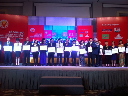 「ベトナム高品質の製品2014」の発表式 - ảnh 1