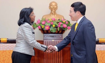 ミン副首相、ハク国連副事務総長と会見 - ảnh 1