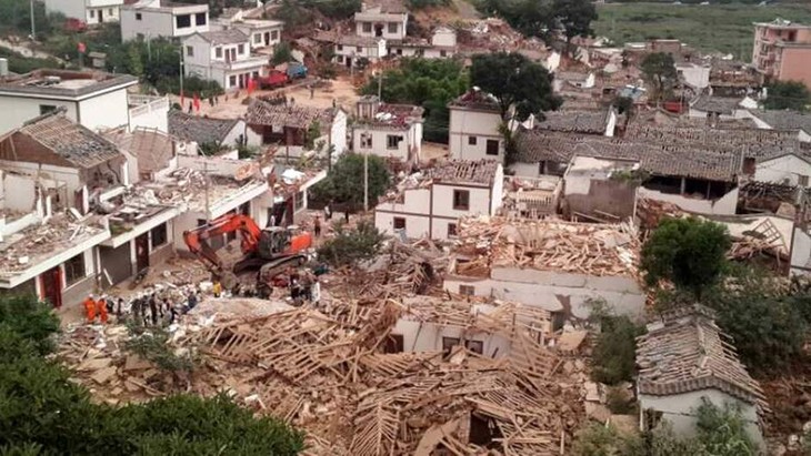 中国雲南、地震発生 - ảnh 1