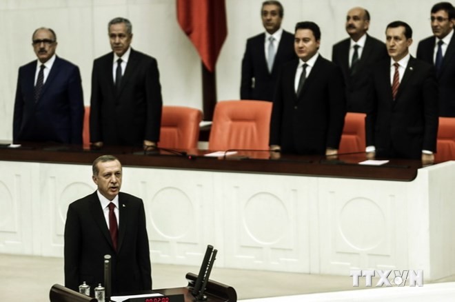 トルコ大統領にエルドアン氏就任 - ảnh 1