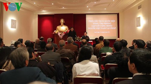 フォン国会副議長、在仏ベトナム人貢献を評価 - ảnh 1