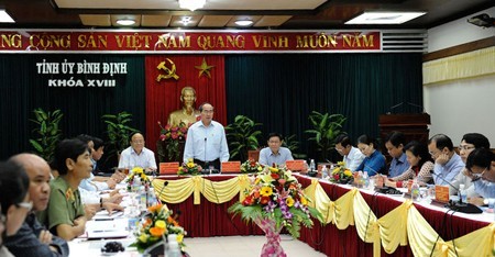 ニャン議長、ビンディン省を視察 - ảnh 1