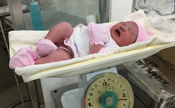 ホーチミン市、1月1日0時に生まれた赤ちゃん - ảnh 1