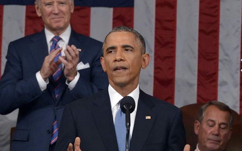 米大統領の一般教書演説、中間層支援重視で富裕層増税打ち出す  - ảnh 1