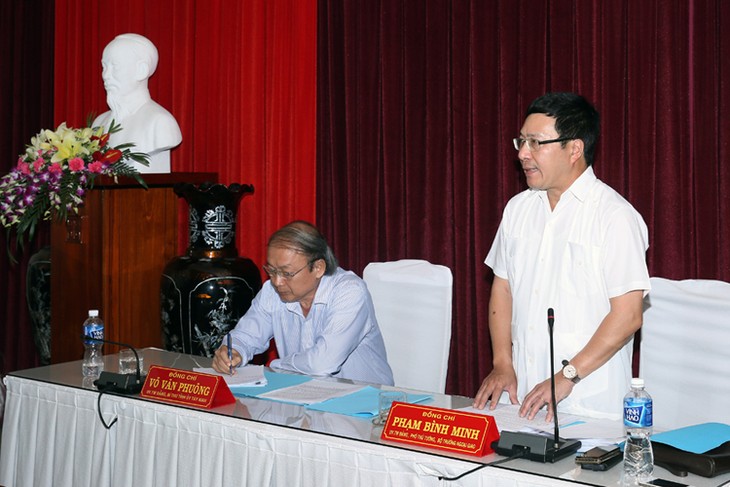 ミン副首相兼外相、タイニン省を訪問 - ảnh 1