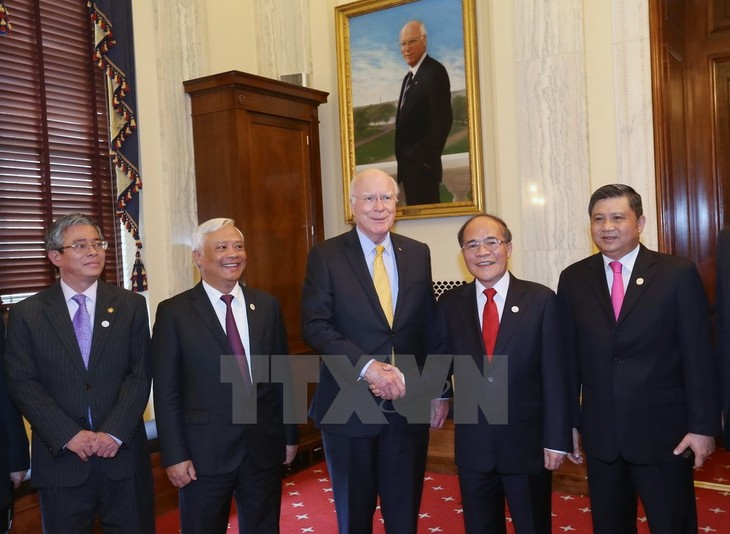 フン国会議長、リーヒ米上院仮議長と会見 - ảnh 1