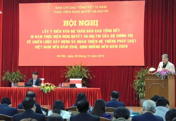 経済社会発展の促進へ向けての法律完備 - ảnh 1