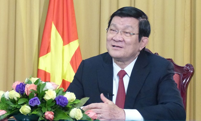 サン国家主席の新年談話の要旨 - ảnh 1