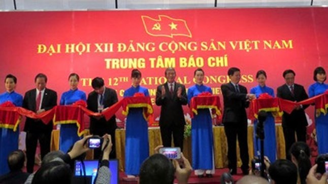 党大会に関するプレスセンター、開設 - ảnh 1