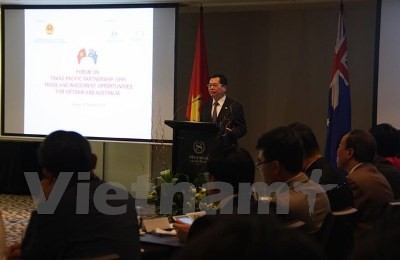 「ＴＰＰ、ベトナムとオーストラリア企業向け貿易投資促進チャンス」フォーラム - ảnh 1