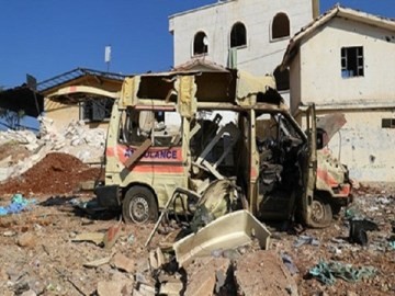 内戦が続くシリアで病院への空爆が相次ぐ - ảnh 1