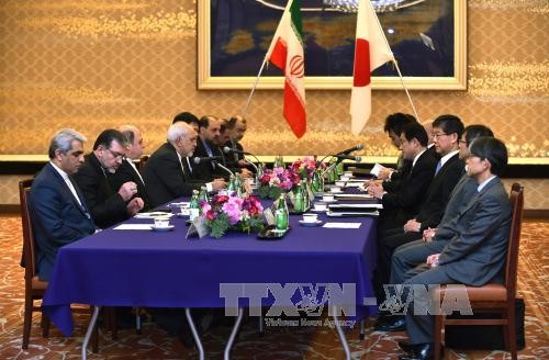 日本外相 イラン外相と会談 核合意履行へ支援表明 - ảnh 1