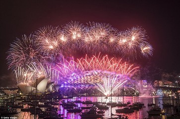 世界各都市で新年祝うイベント - ảnh 1