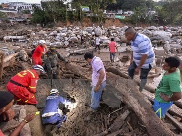 コロンビア土砂崩れ、死者273人に 依然200人以上行方不明 - ảnh 1