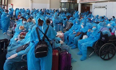 台湾に足止めのベトナム人300人が帰国 - ảnh 1