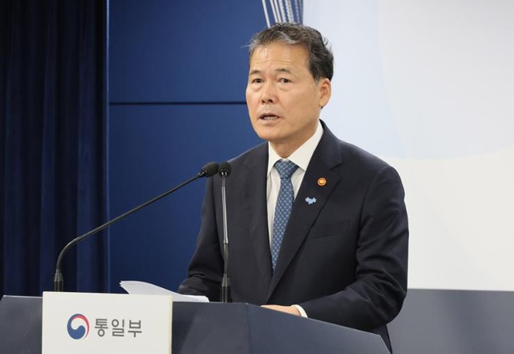 韓国統一相「北住民が外部と接するよう努力」　南北統一構想の方針説明 - ảnh 1